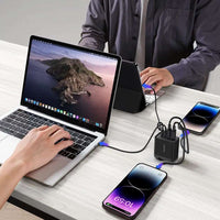 Joyroom GaN 67W 4-Port Charger + USB-C Cable | Black TCG02
