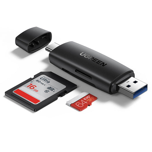 UGREEN SD-/Micro-SD Kartenleser – Dual Slots, 5 Gbps High-Speed - MIZO.at