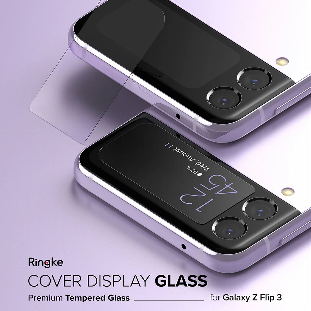 Galaxy Z Flip 3 Tempered Glass Screen Protector | 3-Pack - MIZO.at