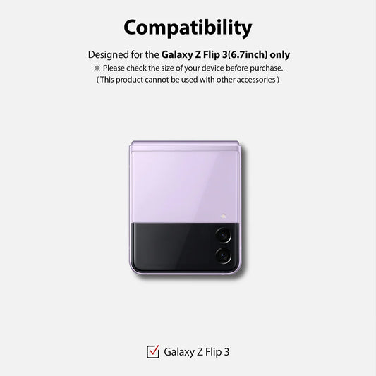 Galaxy Z Flip 3 Tempered Glass Screen Protector | 3-Pack - MIZO.at