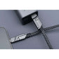 FORCELL 4in1 Kabel 60W PD QC USB-C zu C/Lightning 1m Chrome - MIZO.at
