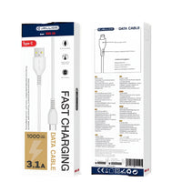 Jellico USB C Cable | 3.1A Fast Charging Type-C KDS-30 Cable 1M - MIZO.at
