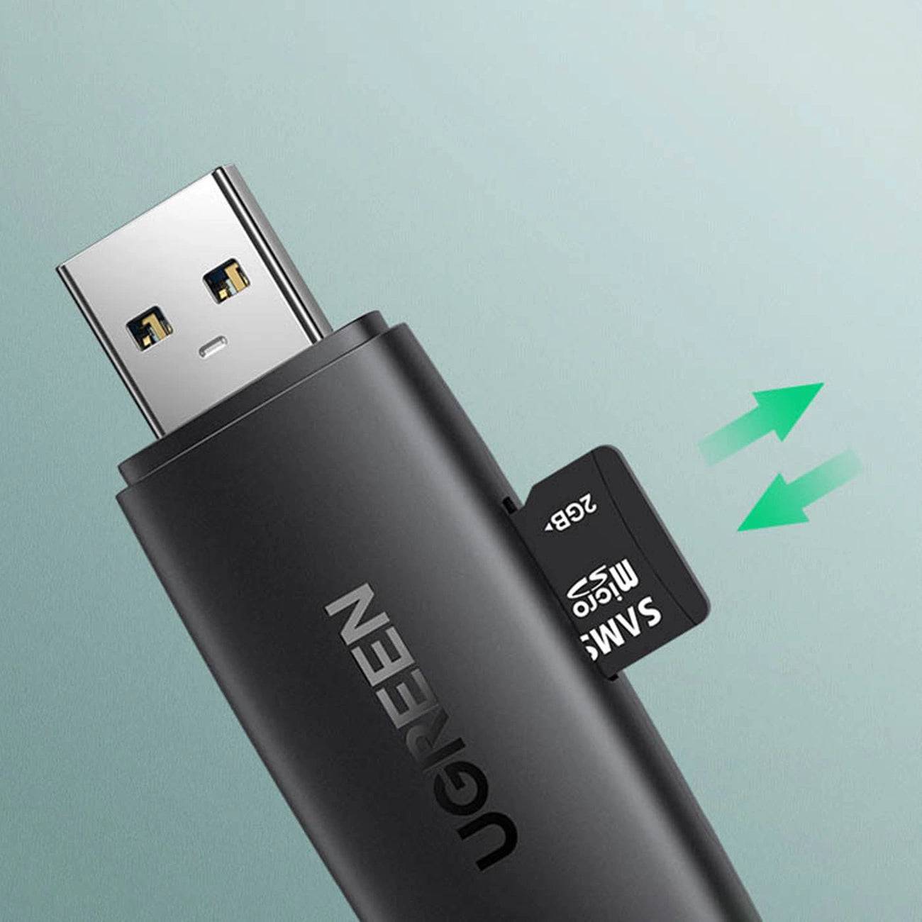 Ugreen SD / Micro SD Card Reader | Dual Slots, High-Speed Transfer - MIZO.at