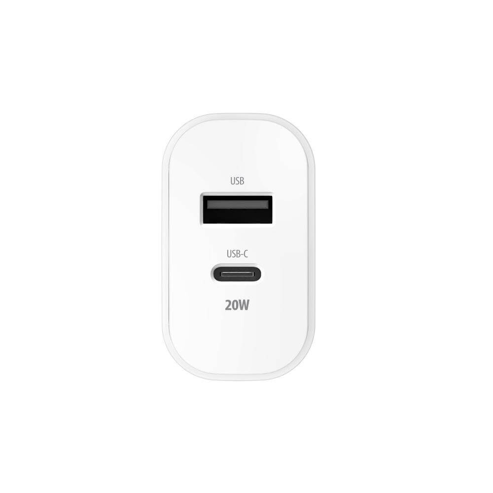 Forever TC-01 Wall Charger | 20W USB & USB-C White - MIZO.at