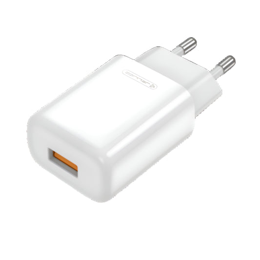 Jellico EU01 12W USB-Netzteil – 2,4A Schnellladegerät Weiß - MIZO.at