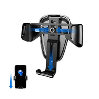 Baseus Gravity Air Vent Car Holder | 4-6" Phones | Black - MIZO.at