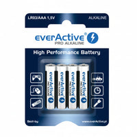 4er Pack everActive Pro AAA LR03 Alkaline Batterien 1,5V - MIZO.at