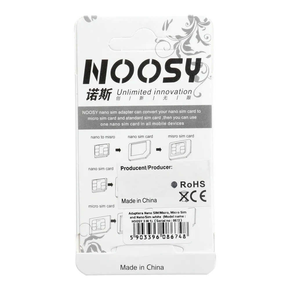 3-in-1 SIM Adapter | Nano, Micro, Standard SIM Converter - MIZO.at