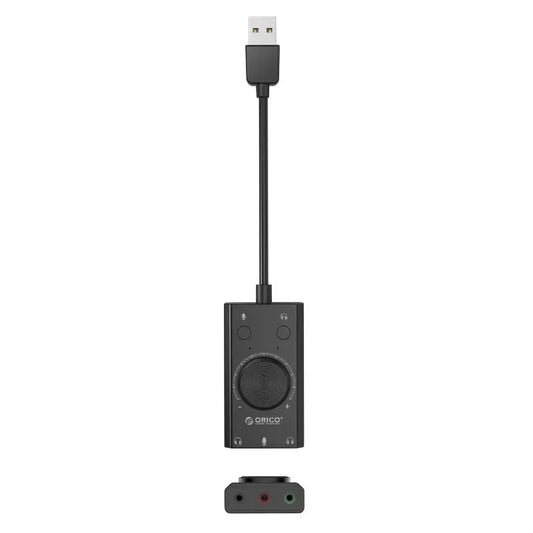 Orico SC2 USB Soundkarte Schwarz | Externe Audio-Adapter - MIZO.at