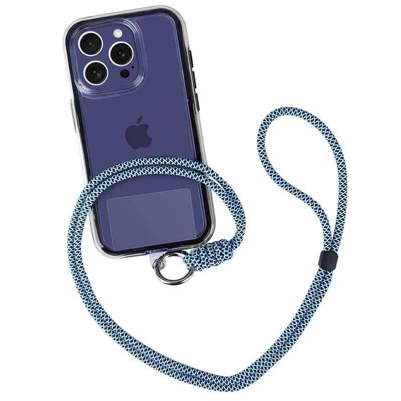 Universal Phone Lanyard | Adjustable Blue Cord 120cm - MIZO.at