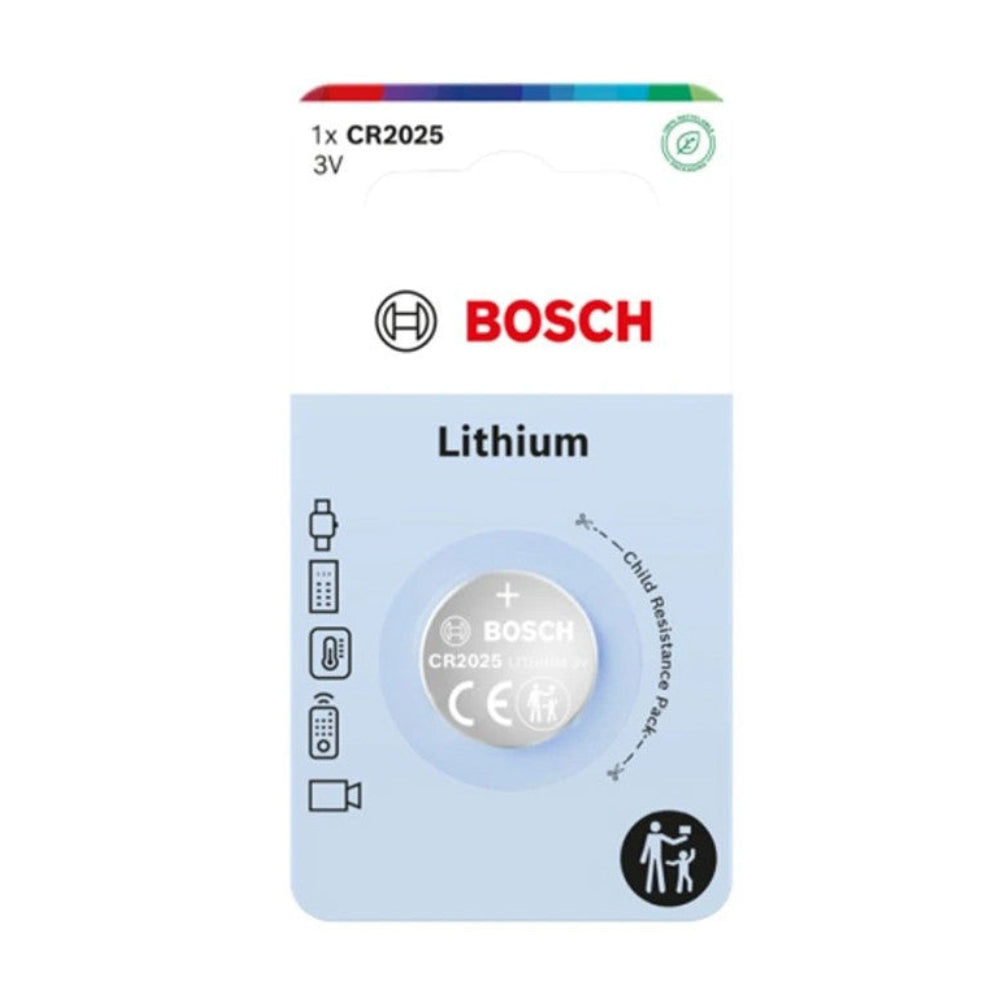 Bosch CR2025 Lithium Knopfzelle 3V 170mAh Einzeln