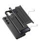 Samsung S24 Hybrid Armor Case – Schwarz Dual-Layer Schutz Militär - MIZO.at