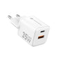 FORCELL Mini GaN III VT-35C – 35W USB-C & USB-A Schnellladegerät, Weiß - MIZO.at