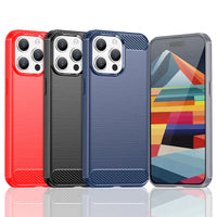iPhone 15 Pro Carbon Case | Blue, Slim & Durable Protection - MIZO.at