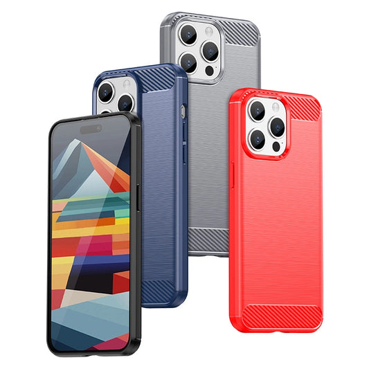 iPhone 15 Pro Max Carbon Case Blau – Slim - MIZO.at