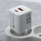 FORCELL Mini GaN III VT-35C – 35W USB-C & USB-A Schnellladegerät, Weiß - MIZO.at