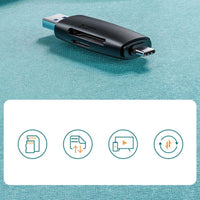 Ugreen SD / Micro SD Card Reader | Dual Slots, High-Speed Transfer - MIZO.at