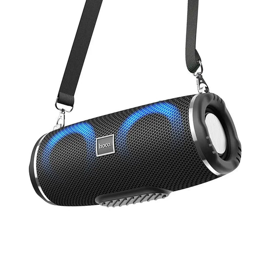 Hoco HC12 Bluetooth Speaker 2×5W LED Schwarz - MIZO.at