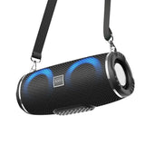 Hoco HC12 Bluetooth Speaker 2×5W LED Schwarz - MIZO.at