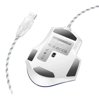 HOCO Gaming Wired USB A Computer Mouse 3600DPI White Blue - MIZO.at