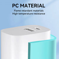 Wozinsky 20W USB-A USB-C Wall Charger | Dual Ports, Fast Charging (White) - MIZO.at