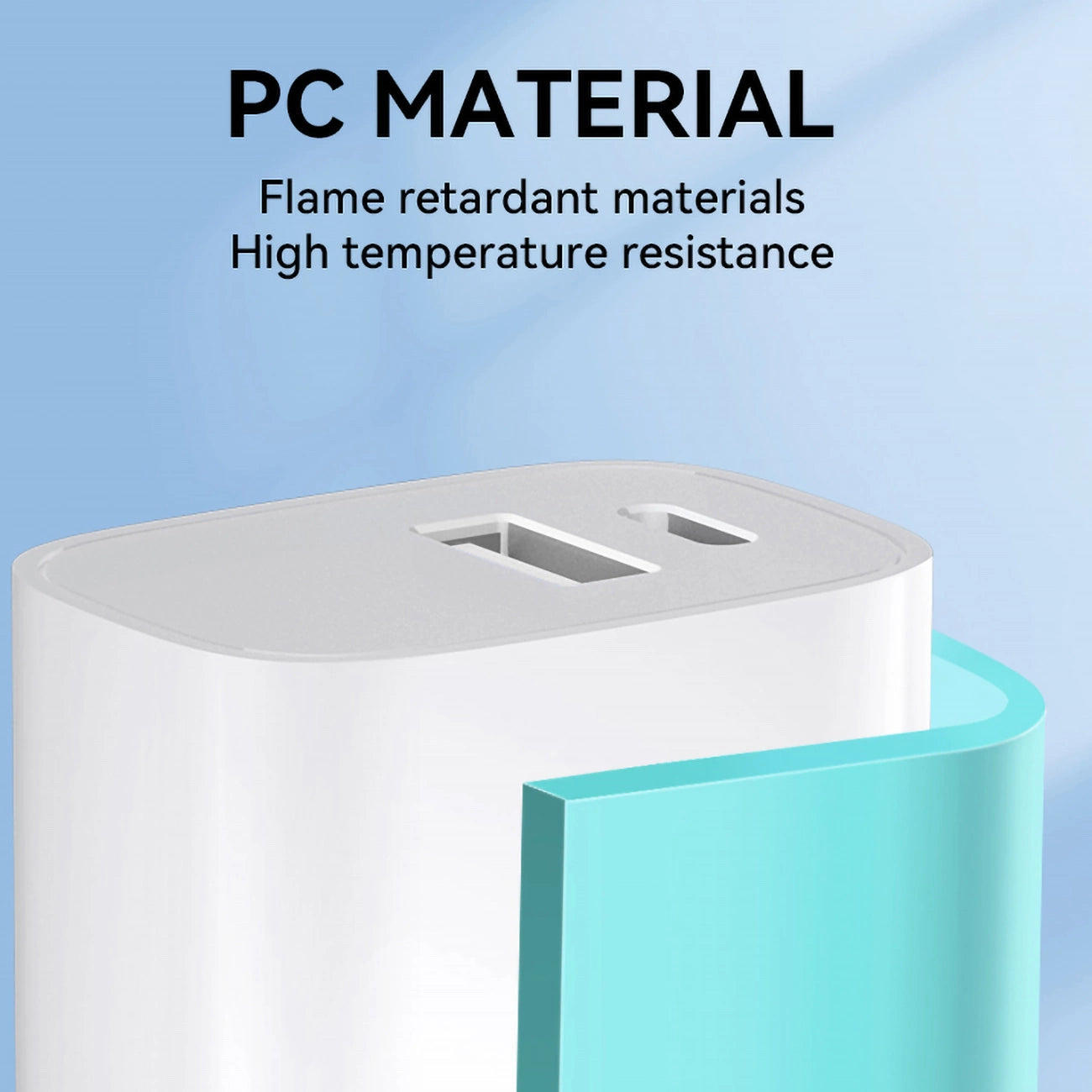 Wozinsky 20W USB-A USB-C Wall Charger | Dual Ports, Fast Charging (White) - MIZO.at