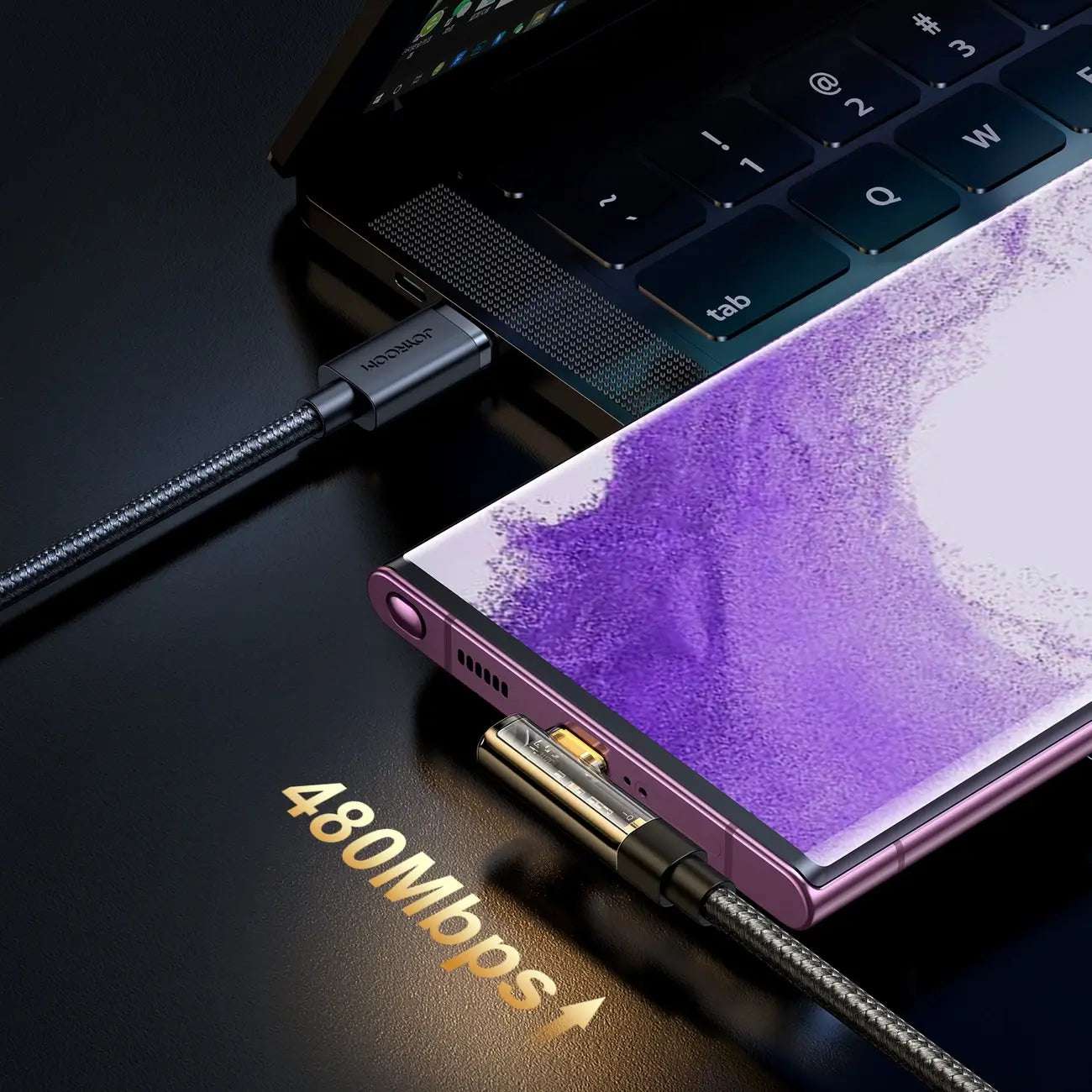 Joyroom S-CC100A6 Gaming USB-C Cable 100W 1.2m – Black