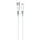 Pavareal USB zu Micro USB Kabel – 1m Weiß Schnellladung Datensync - MIZO.at