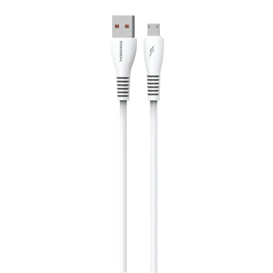 Pavareal USB zu Micro USB Kabel – 1m Weiß Schnellladung Datensync - MIZO.at