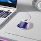 HOCO Gaming USB-A Maus 3600 DPI Kabelgebunden Weiß-Blau - MIZO.at