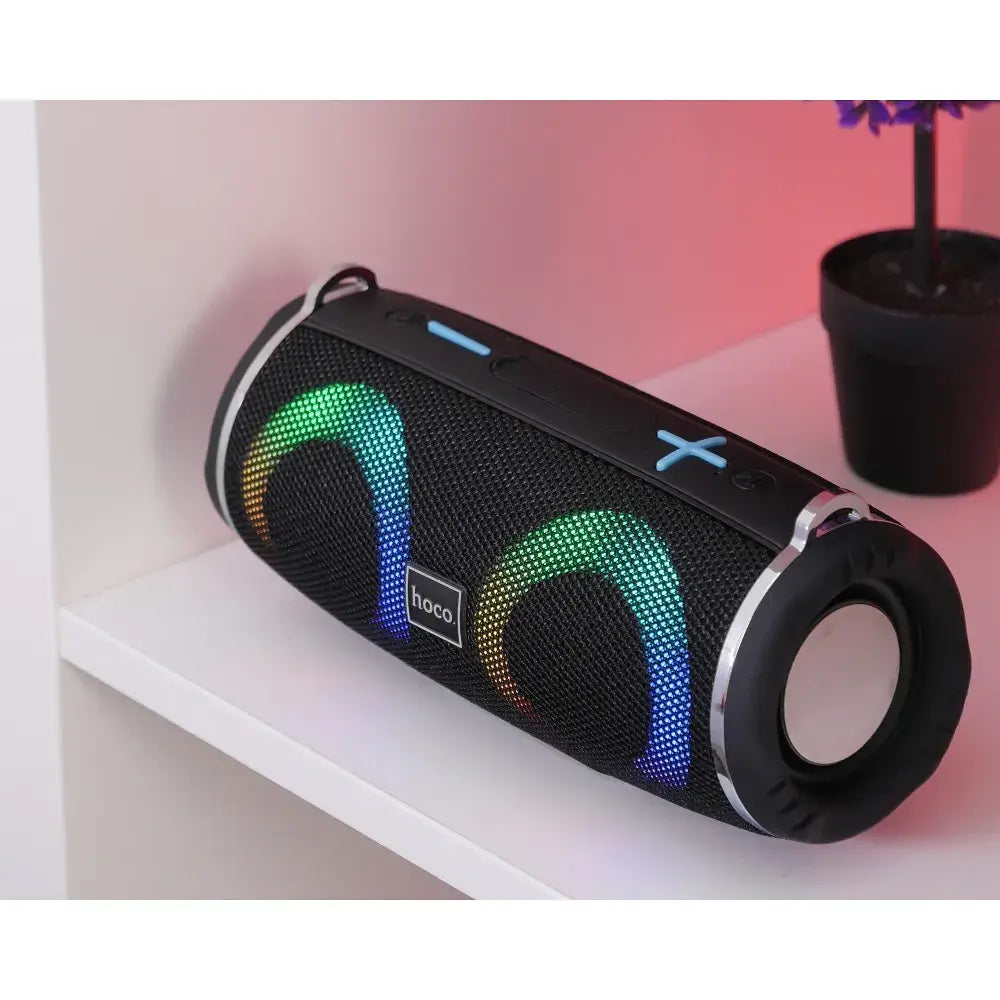 Hoco HC12 Bluetooth Speaker 2×5W LED Schwarz - MIZO.at