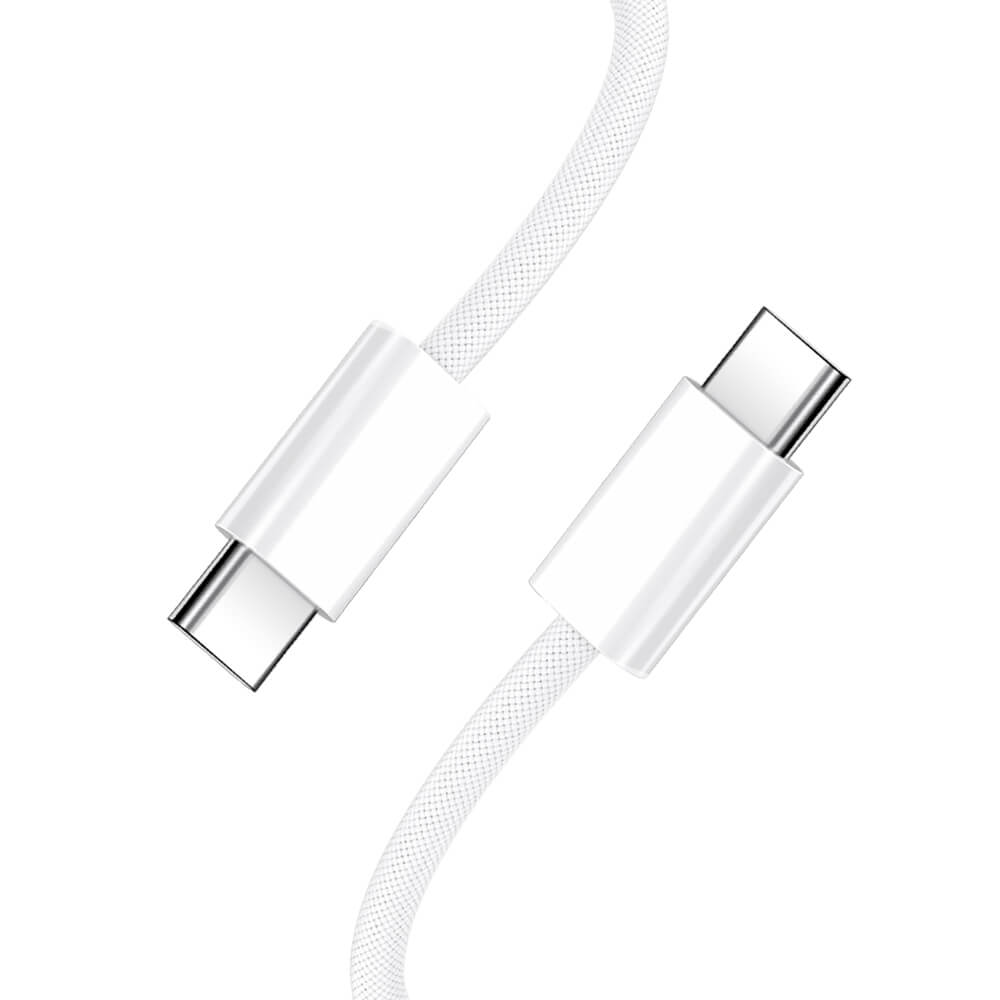 BWOO USB-C Cable BO-X284 | 60W Fast Charge Cable 1m White - MIZO.at