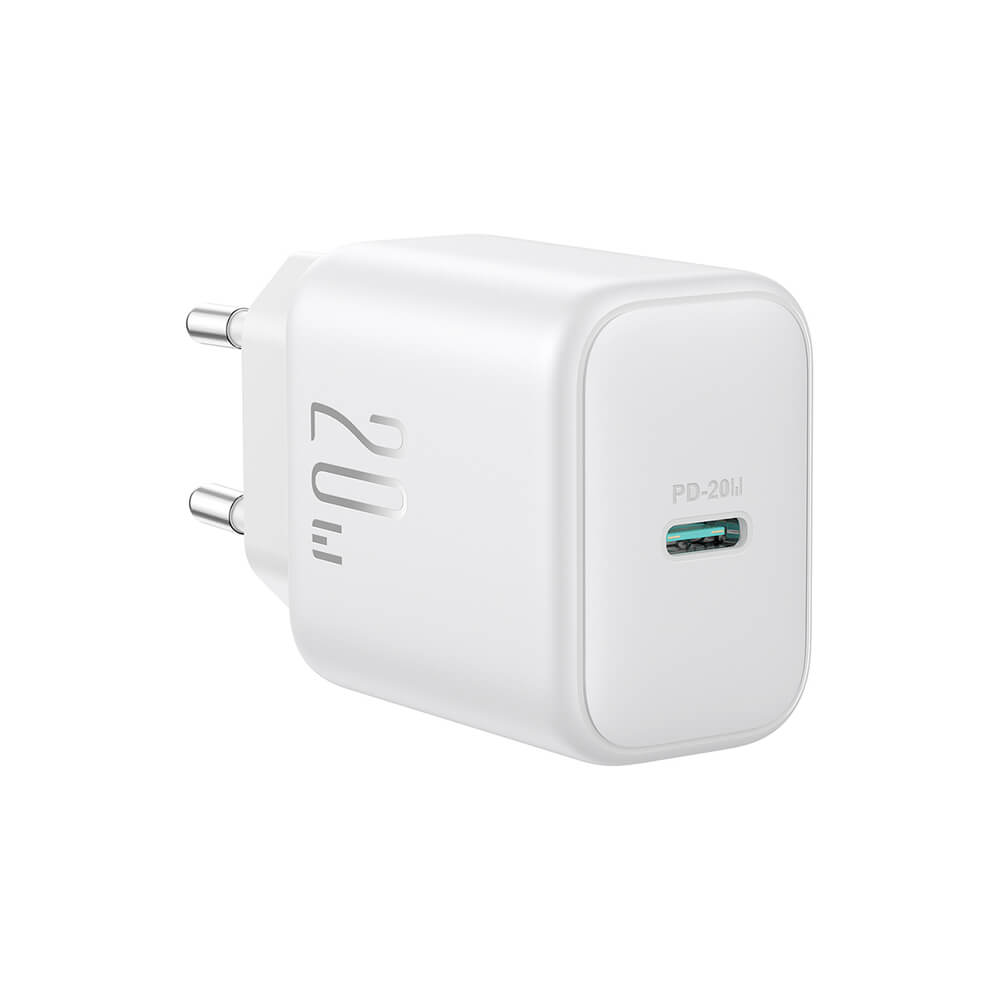 Joyroom JR-TCF20 20W USB-C PD Schnellladegerät Weiß - MIZO.at