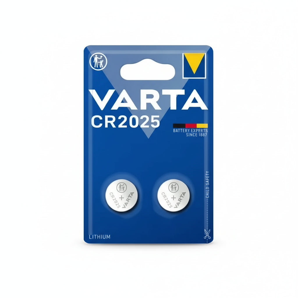 VARTA CR2025 Lithium Knopfzelle 3V 2er Pack - MIZO.at