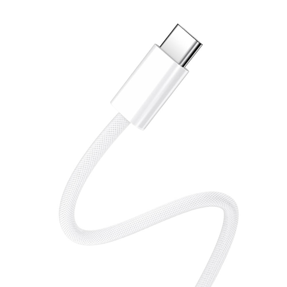 BWOO USB-C Cable BO-X284 | 60W Fast Charge Cable 1m White - MIZO.at