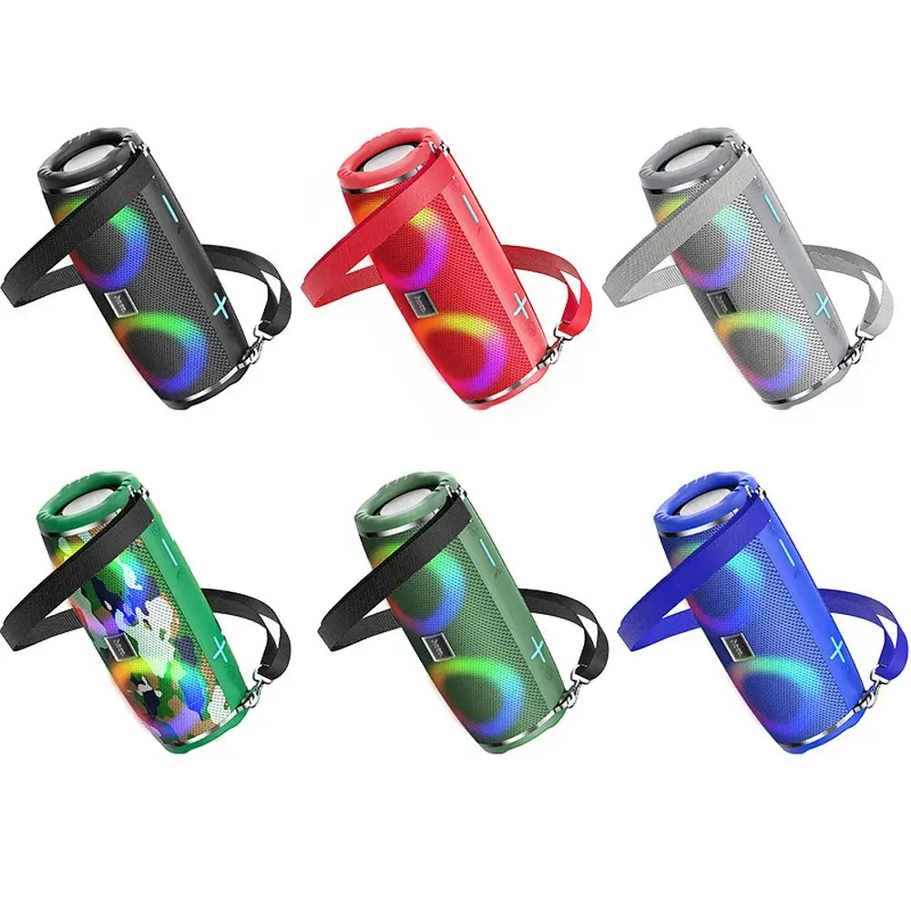 Hoco HC12 Bluetooth Speaker 2×5W LED Schwarz - MIZO.at