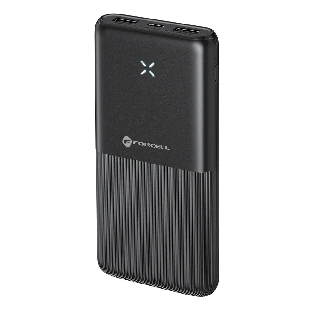 Forcell F-Energy S10K1 Power Bank | 10,000mAh Black Charger - MIZO.at