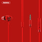 Remax Vibration Gaming Kopfhörer | In-Ear Kabel Rot - MIZO.at