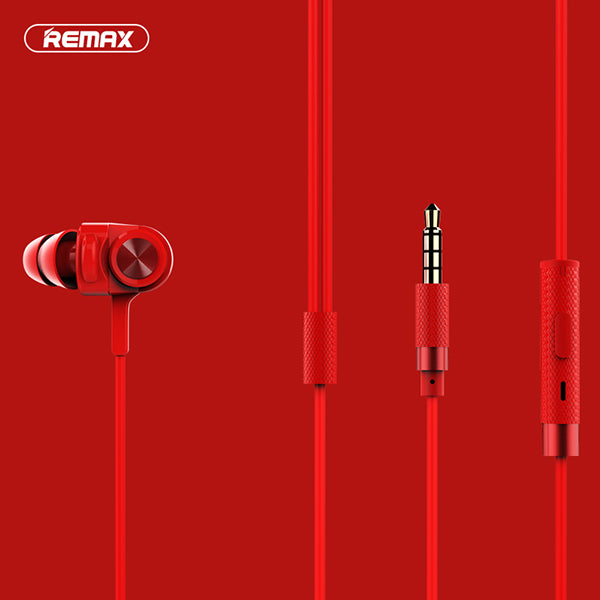 Remax Vibration Gaming Headphones | In-Ear, Wired, Red - MIZO.at
