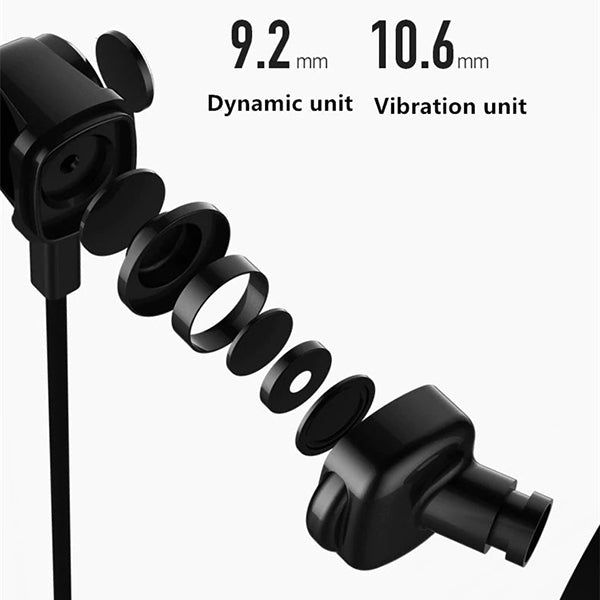 Remax Vibration Gaming Headphones | In-Ear, Wired, Red - MIZO.at