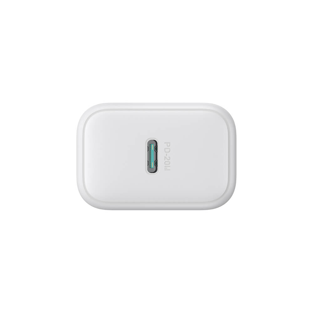 Joyroom JR-TCF20 20W USB-C PD Ladegerät + USB-C Kabel 1m Weiß - MIZO.at