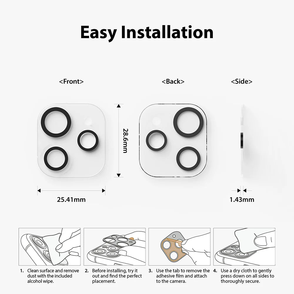 iPhone 12 Mini Camera Protector | Full-Coverage Glass - MIZO.at