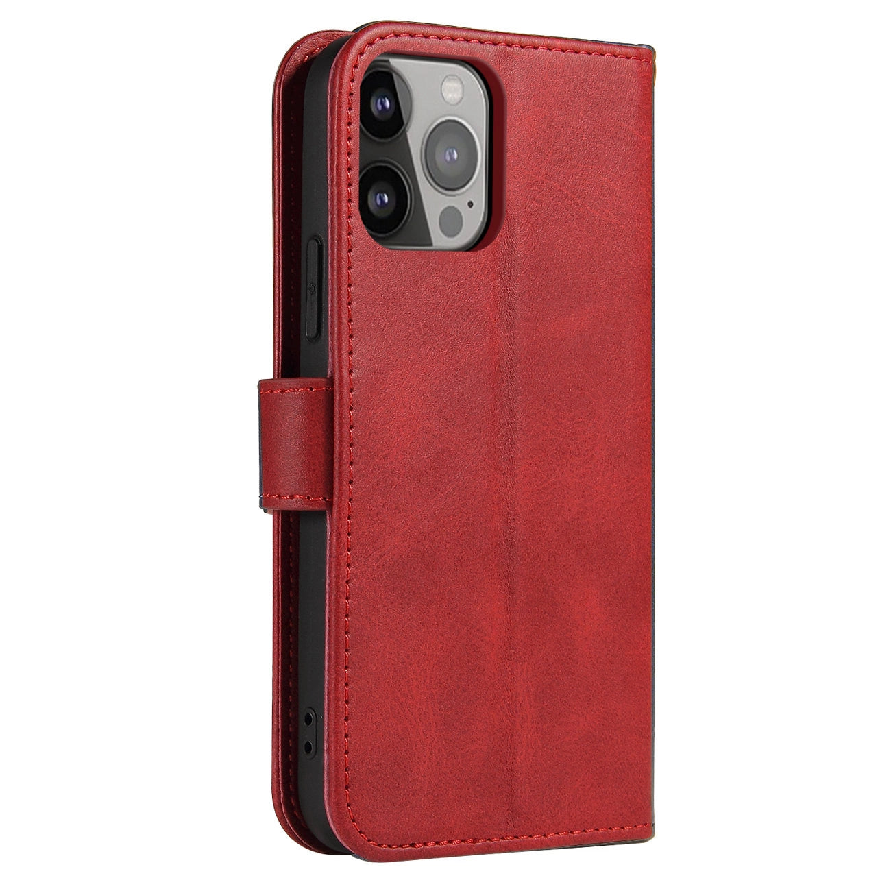 iPhone 15 Pro Magnet Flip Case | Red, Magnetic Protection - MIZO.at