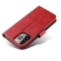 iPhone 15 Pro Magnet Flip Case | Red, Magnetic Protection - MIZO.at