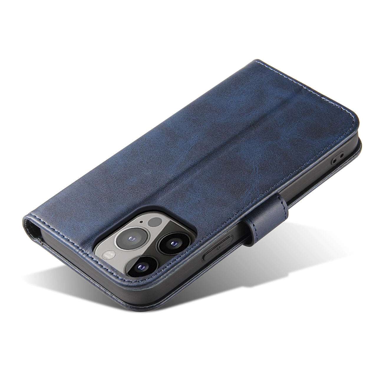 iPhone 15 Pro Max Magnet Flip Case | Blue, Magnetic Protection - MIZO.at