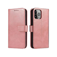 iPhone 15 Pro Magnet Flip Case | Pink, Magnetic Protection - MIZO.at