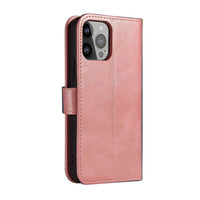 iPhone 15 Pro Magnet Flip Case | Pink, Magnetic Protection - MIZO.at
