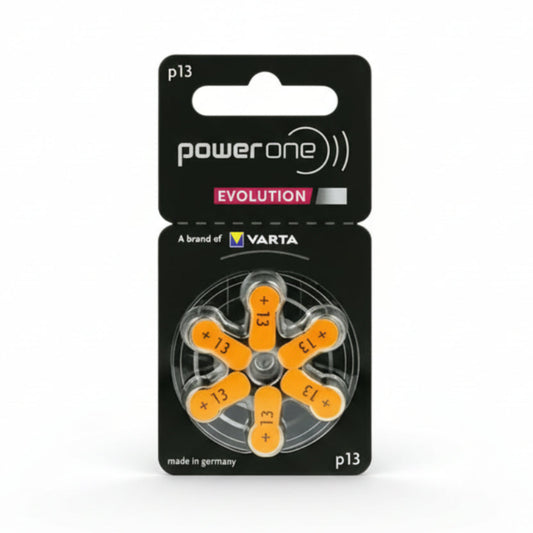 Power One Evolution VARTA 13 Hörgerätebatterien 6er Pack - MIZO.at