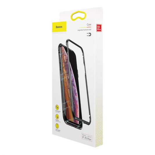Baseus iPhone XS Max Case Magnetite Hardware – Schwarz Premium Schutz - MIZO.at