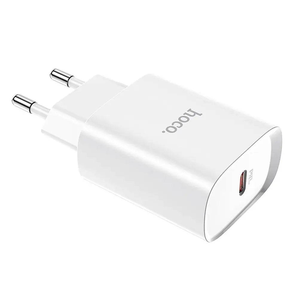 Hoco USB-C PD 20W N14 Schnellladegerät Weiß - MIZO.at